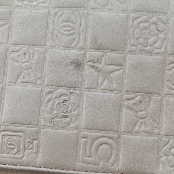 Vintage Chanel Pink Lambskin Precious Symbols Pochette - Picture 9 of 15